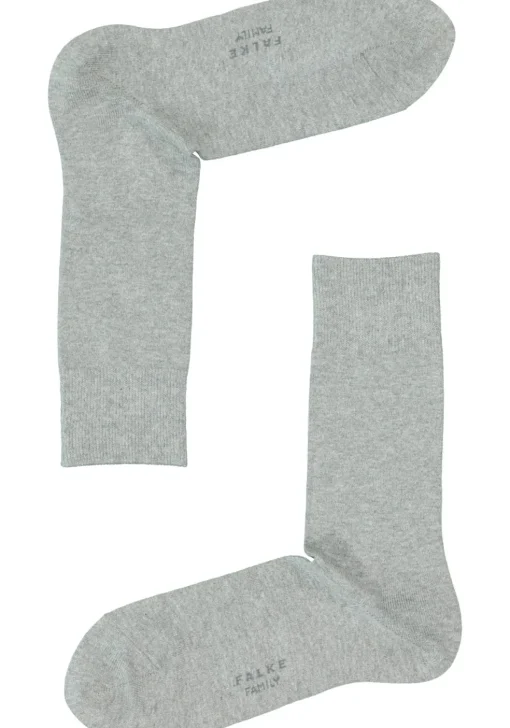 FALKE Family herensokken, lichtgrijs (light grey melange)