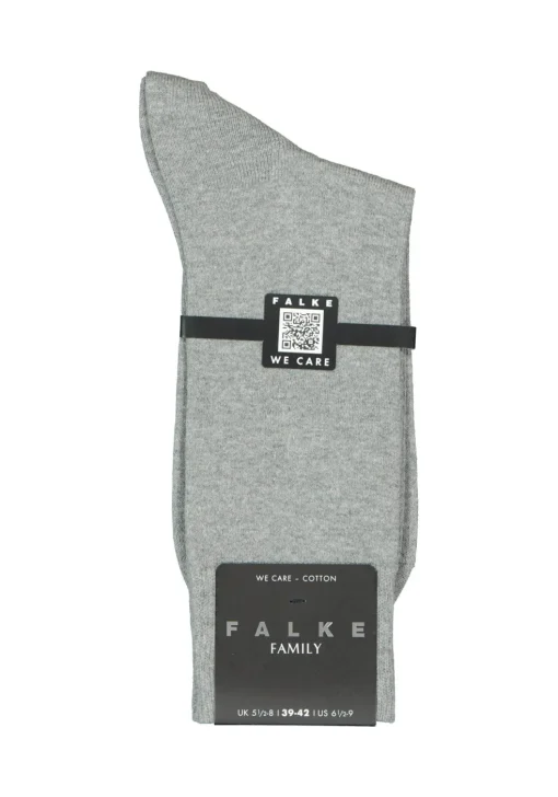 FALKE Family herensokken, lichtgrijs (light grey melange)