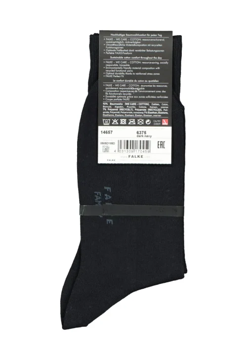 FALKE Family herensokken, marine blauw (dark navy)