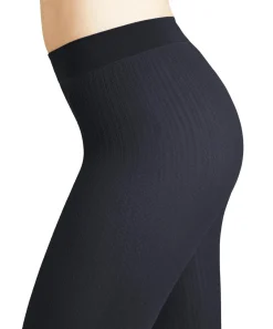 FALKE Fine Rib 50 DEN dames panty, black
