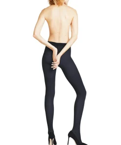 FALKE Fine Rib 50 DEN dames panty, black