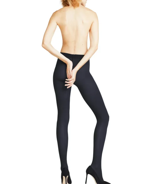 FALKE Fine Rib 50 DEN dames panty, black