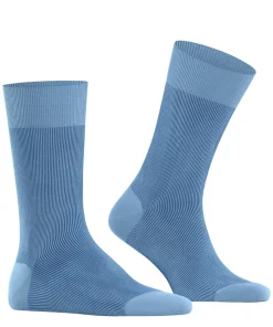 FALKE Fine Shadow herensokken, blauw (cornflower blue)