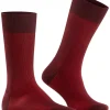 FALKE Fine Shadow herensokken, donkerrood (barolo)