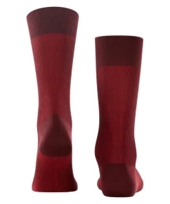 FALKE Fine Shadow herensokken, donkerrood (barolo)