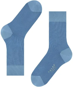 FALKE Fine Shadow herensokken, blauw (cornflower blue)