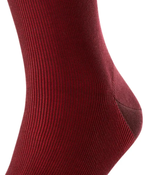 FALKE Fine Shadow herensokken, donkerrood (barolo)