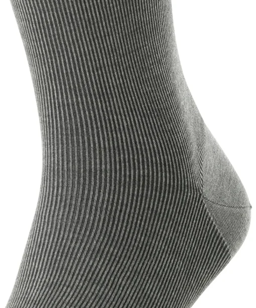 FALKE Fine Shadow herensokken, grijs melange (steel melangeange)
