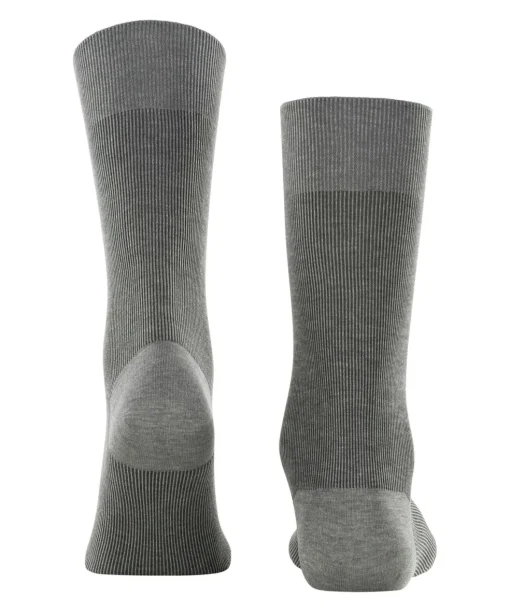 FALKE Fine Shadow herensokken, grijs melange (steel melangeange)