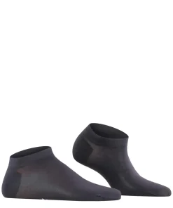 FALKE Fine Softness 50 DEN dames sneakersokken, donkerblauw (dark navy)