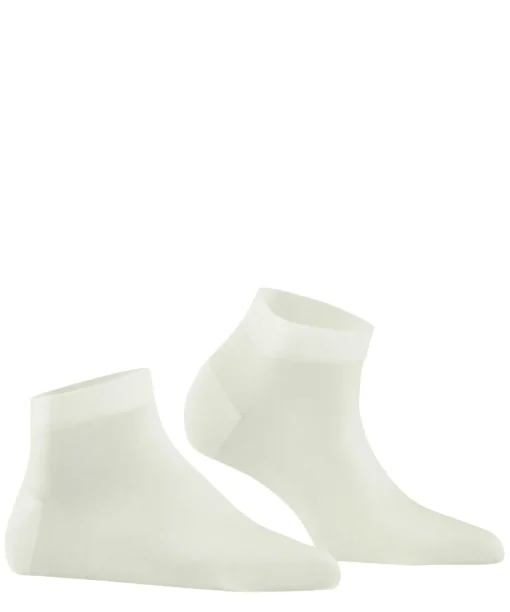 FALKE Fine Softness 50 DEN dames sneakersokken, wit (white)