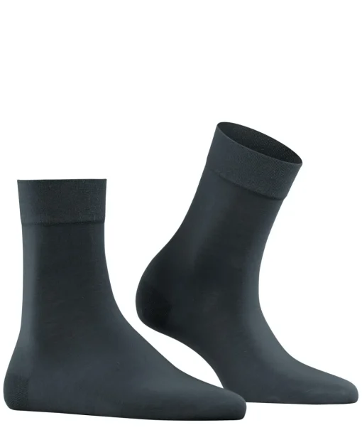 FALKE Fine Softness 50 DEN damessokken, antraciet grijs (graphite)