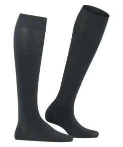FALKE Fine Softness 50 DEN dames kniekousen, zwart (black)