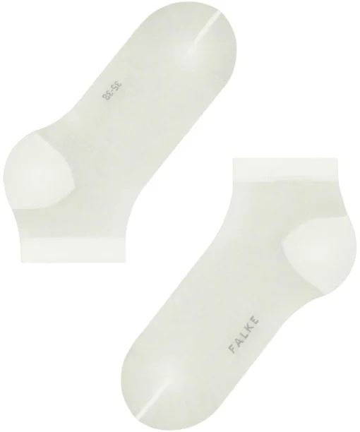 FALKE Fine Softness 50 DEN dames sneakersokken, wit (white)
