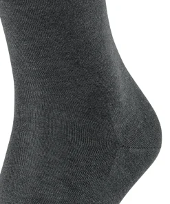 FALKE Firenze herensokken, antraciet (anthracite mel.)