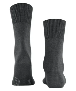 FALKE Firenze herensokken, antraciet (anthracite mel.)