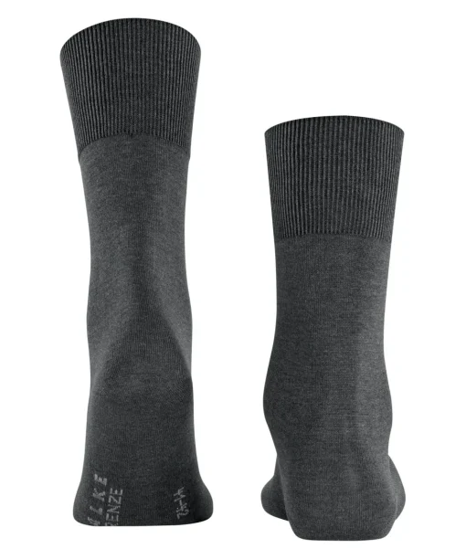 FALKE Firenze herensokken, antraciet (anthracite mel.)