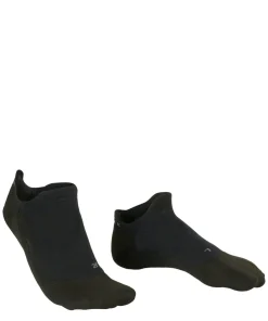 FALKE GO5 Invisible heren Golf kousenvoetjes, zwart (black)
