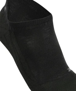 FALKE GO2 Invisible heren Golf kousenvoetjes, zwart (black)