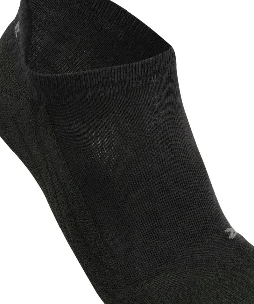 FALKE GO2 Invisible heren Golf kousenvoetjes, zwart (black)