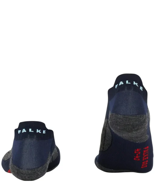 FALKE GO5 Invisible heren Golf kousenvoetjes, blauw (space blue)