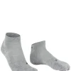 FALKE GO2 Short heren golf sokken kort, grijs (light grey)