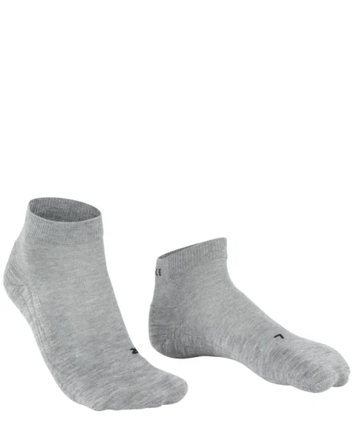 FALKE GO2 Short heren golf sokken kort, grijs (light grey)