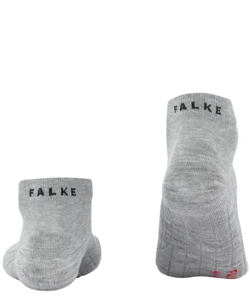 FALKE GO2 Short heren golf sokken kort, grijs (light grey)