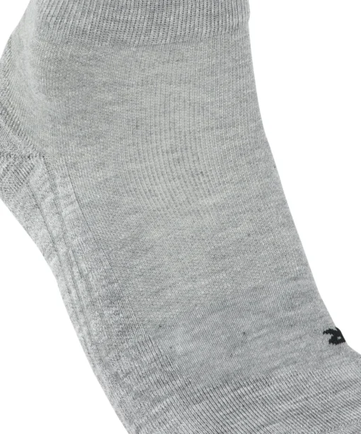 FALKE GO2 Short heren golf sokken kort, grijs (light grey)