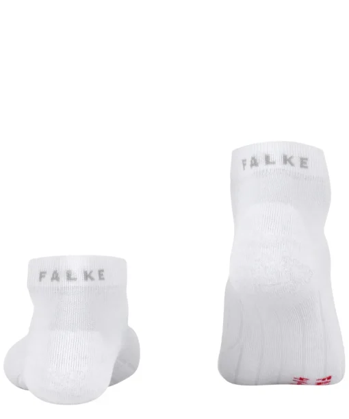 FALKE GO2 Short heren golf sokken kort, wit (white)