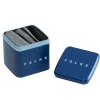 FALKE Happy Box heren enkelsokken (3-pack), zwart, grijs en grijs met zwart gestreept