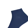 FALKE Happy dames enkelsokken (2-pack), katoen, kobalt blauw (royal blue)