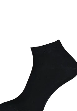 FALKE Happy dames enkelsokken (2-pack), katoen, donker marine blauw (dark navy)