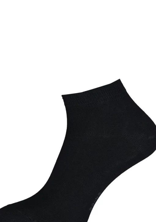 FALKE Happy dames enkelsokken (2-pack), katoen, donker marine blauw (dark navy)