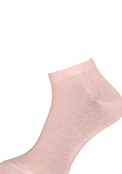 FALKE Happy dames enkelsokken (2-pack), katoen, roze (blossom)