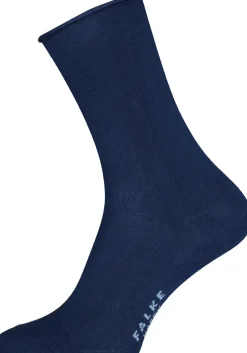FALKE Happy damessokken (2-pack), katoen, kobalt blauw (royal blue)