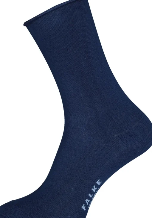 FALKE Happy damessokken (2-pack), katoen, kobalt blauw (royal blue)