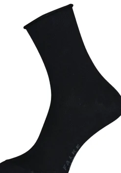 FALKE Happy damessokken (2-pack), katoen, donker marine blauw (dark navy)