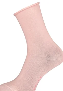 FALKE Happy damessokken (2-pack), katoen, roze (blossom)