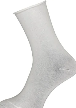 FALKE Happy damessokken (2-pack), katoen, wit (white)