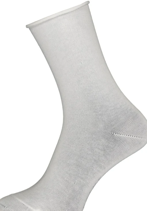 FALKE Happy damessokken (2-pack), katoen, wit (white)