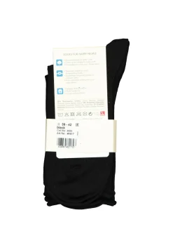 FALKE Happy damessokken (2-pack), katoen, zwart (black)
