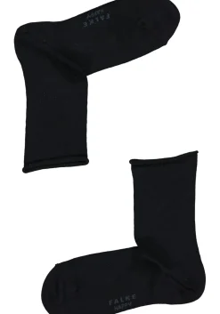 FALKE Happy damessokken (2-pack), katoen, donker marine blauw (dark navy)