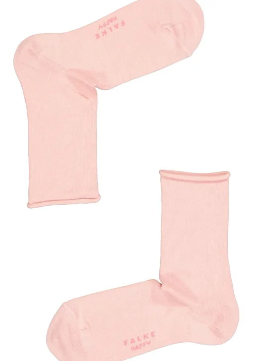 FALKE Happy damessokken (2-pack), katoen, roze (blossom)