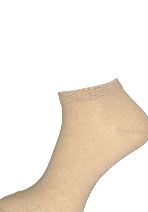 FALKE Happy heren enkelsokken (2-pack), beige (sand melange)