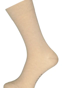 FALKE Happy herensokken (2-pack), beige (sand melange)