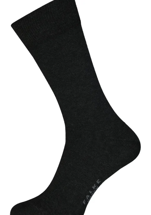 FALKE Happy herensokken (2-pack), antraciet grijs (anthracite melange)