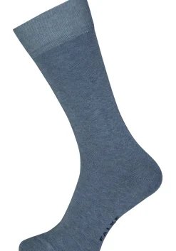 FALKE Happy herensokken (2-pack), jeansblauw (light denim)