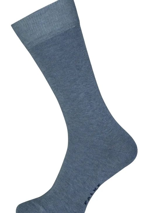 FALKE Happy herensokken (2-pack), jeansblauw (light denim)