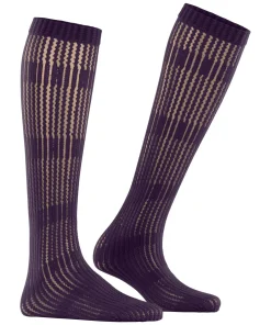 FALKE Harmonize 40 DEN dames kniekousen, paars (wine berry)